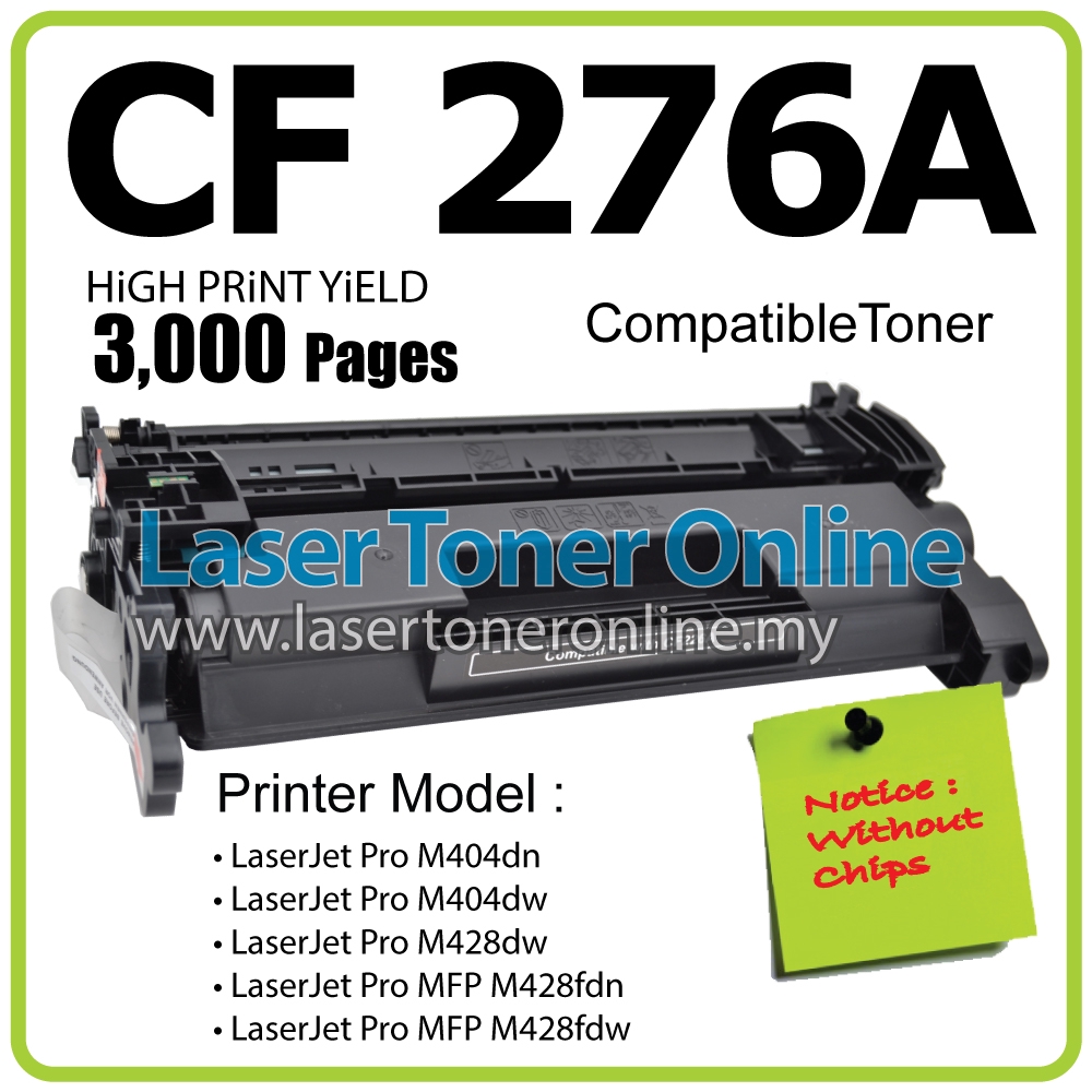 Compatible HP CF276A 76A CF 276A Laserjet pro MFP M304a M404dn M404dw