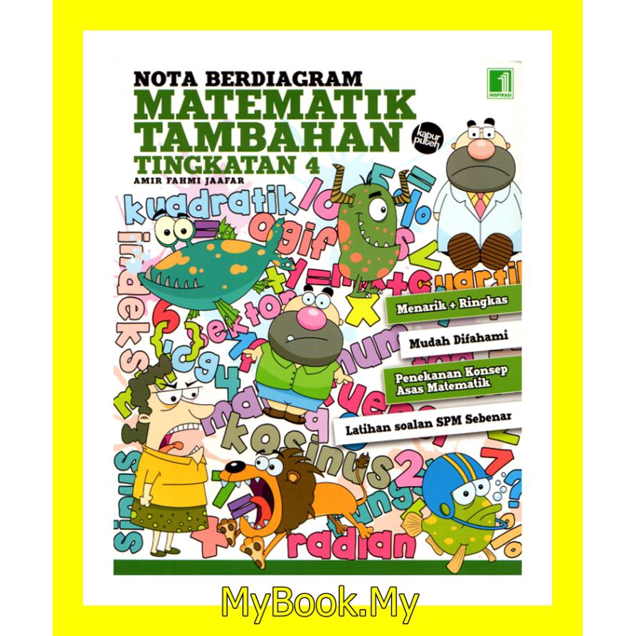 Myb Buku Rujukan Nota Nota Berdiagram Matematik Tambahan Tingkatan 4 Kbsm Kapur Puteh Shopee Malaysia