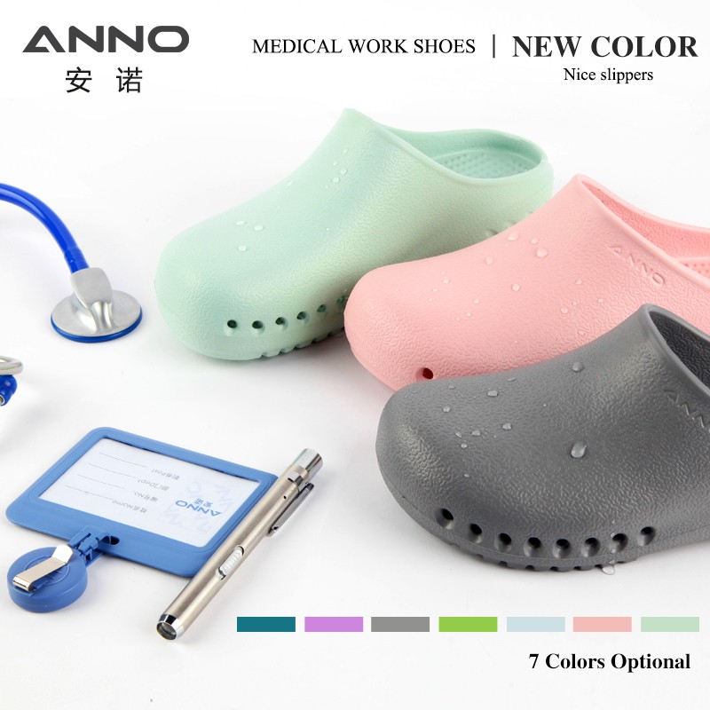 Soft Medical Doctors Nurses Surgical Shoes Anti-slip Clogs Operating Room  Lab Slippers Chef Work Flat Foot Wear | Shopee Malaysia