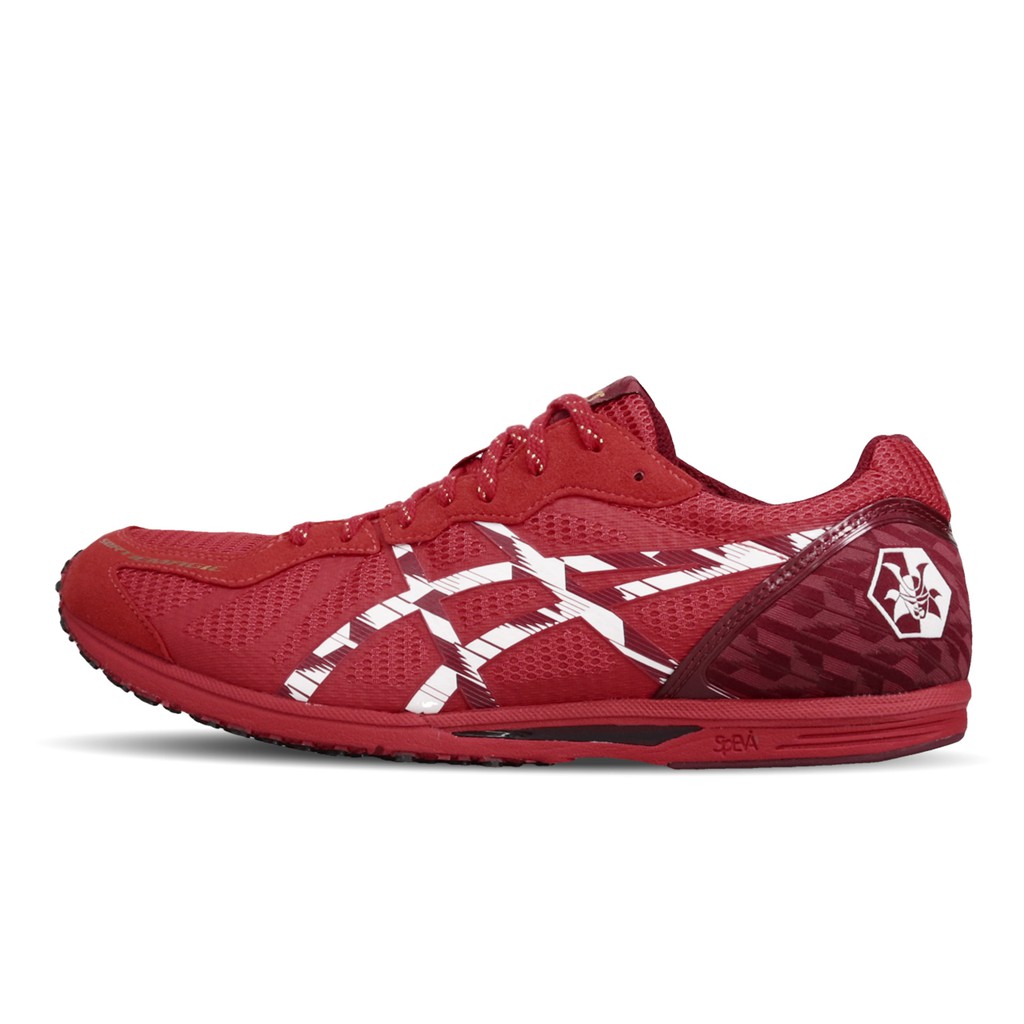 asics all red shoes