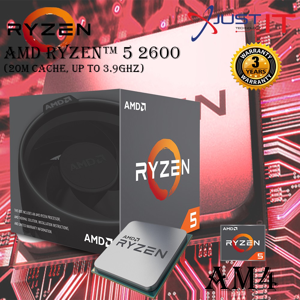 Процессор amd ryzen 5 2600 box обзор