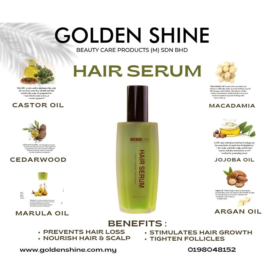 Hair Serum | 100mL | /Golden Shine /FREE GIFT