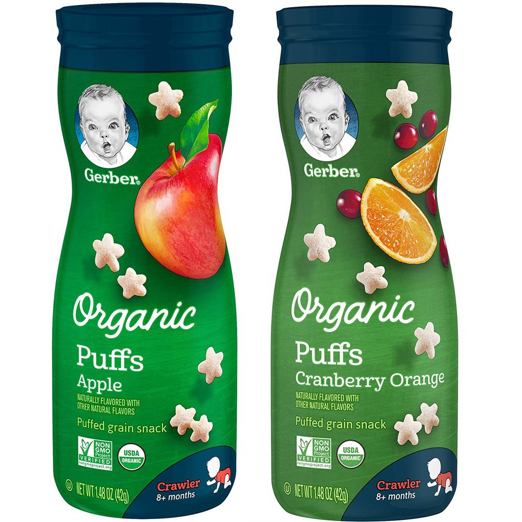 gerber organic puffs