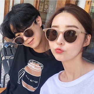 New Korean Round Frame Sunglasses Women Retro Brand Designer Sun Glasses Female Driving