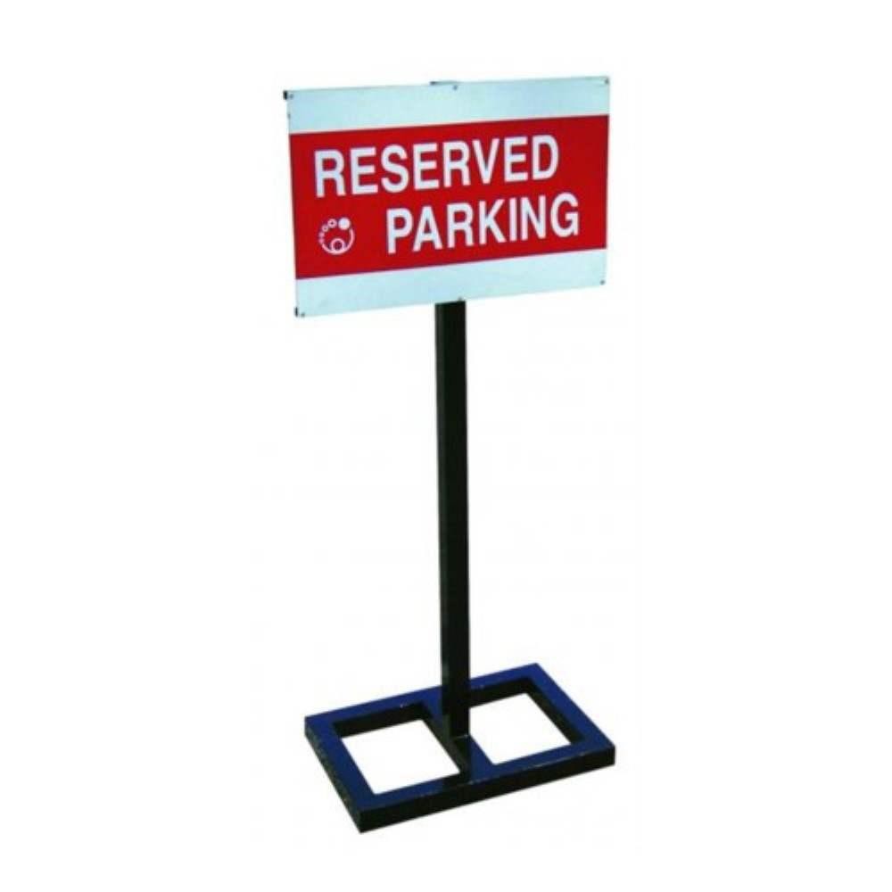 Reserved Parking Stand (Metal) Reserved Sign Board Stand Reserved Car ...