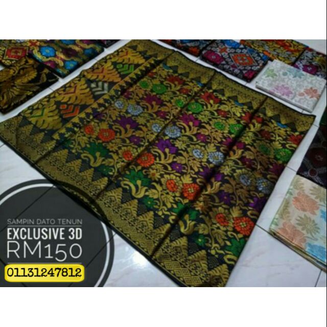 Sampin Dato Tenun 3d Exclusive Shopee Malaysia