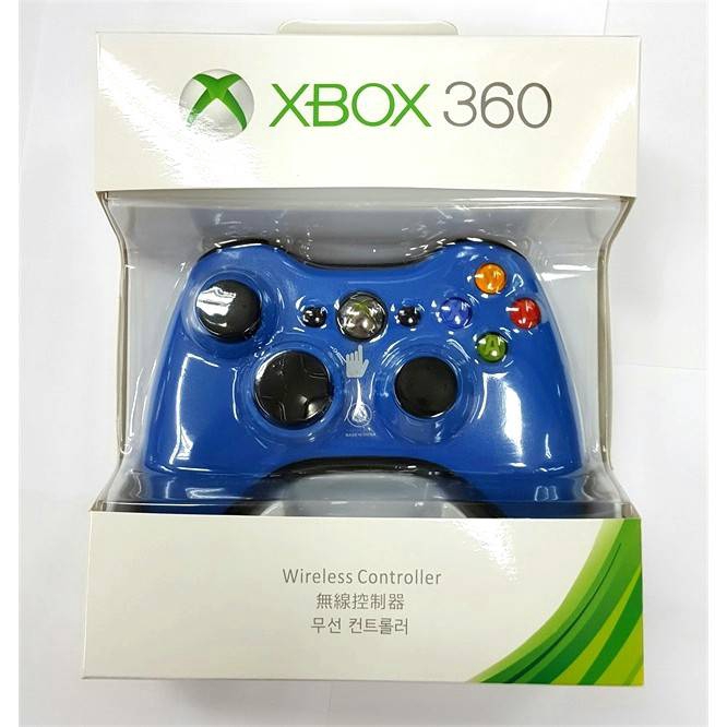 xbox 360 wireless controller blue