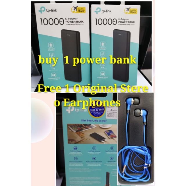 2 Years Warranty Tp Link Tl Pb mah Li Polymer Power Bank Shopee Malaysia
