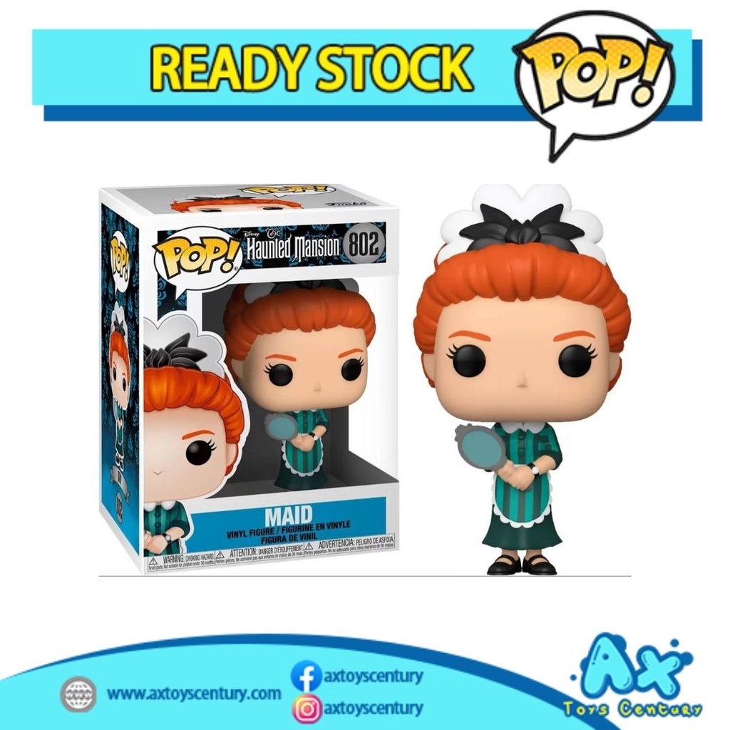 【Ready Stock】Funko Pop! The Haunted Mansion - Maid #802 100% Genuine