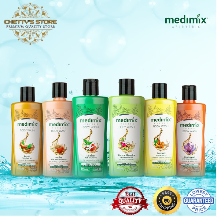 Medimix Ayurvedic Body Wash Three Variations 300ml Shopee Malaysia