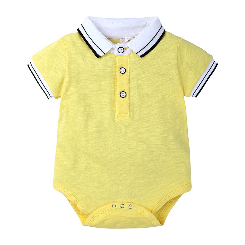 yellow polo jumpsuit