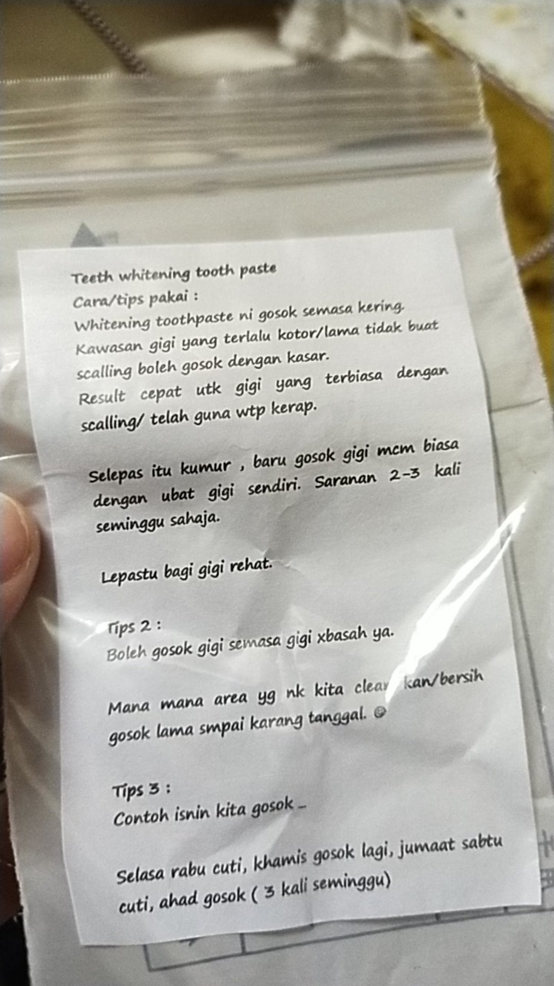 Plaque gigi Gigi hitam Bersih 1 berus 5 gram  Shopee Malaysia