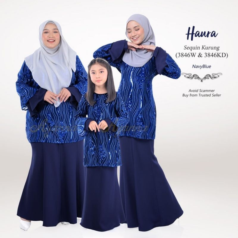 Baju Raya Sedondon Tema Warna Navy Blue Biru Laut Set Family Ayah Ibu Anak Baju Kurung Baju Melayu Kurta Ay2021 Shopee Malaysia