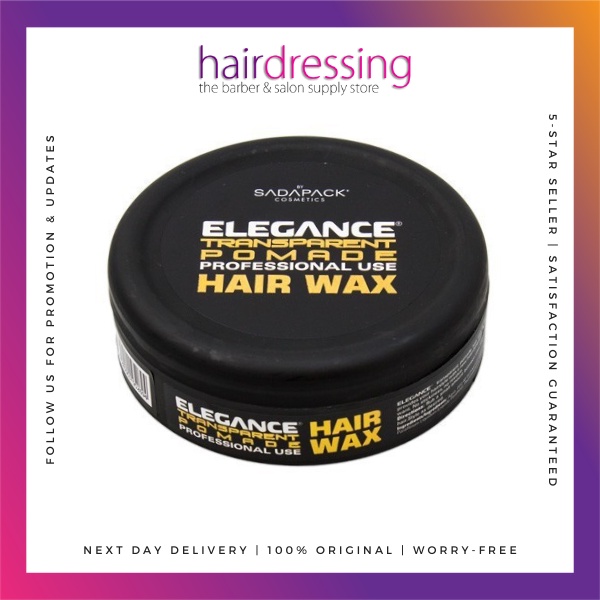 Sada Pack Elegance Transparent Pomade Hair Wax (140g) | Shopee Malaysia