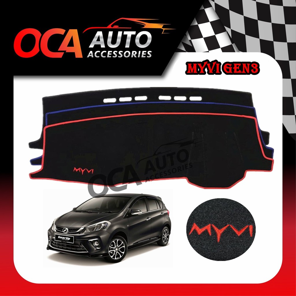 Dad Non Slip Dashboard Cover Perodua Myvi Yr 2018