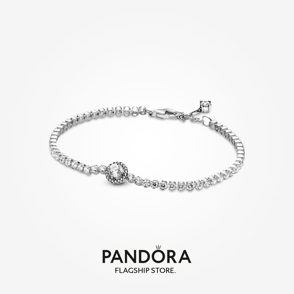 Pandora Sparkling Halo Tennis Bracelet