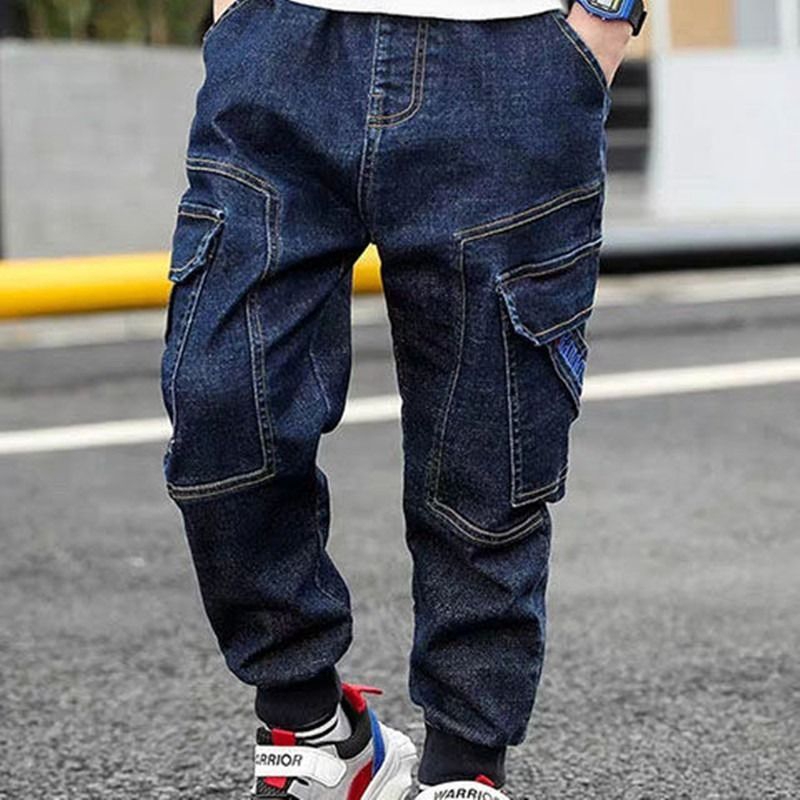 sabine denim cargo pants