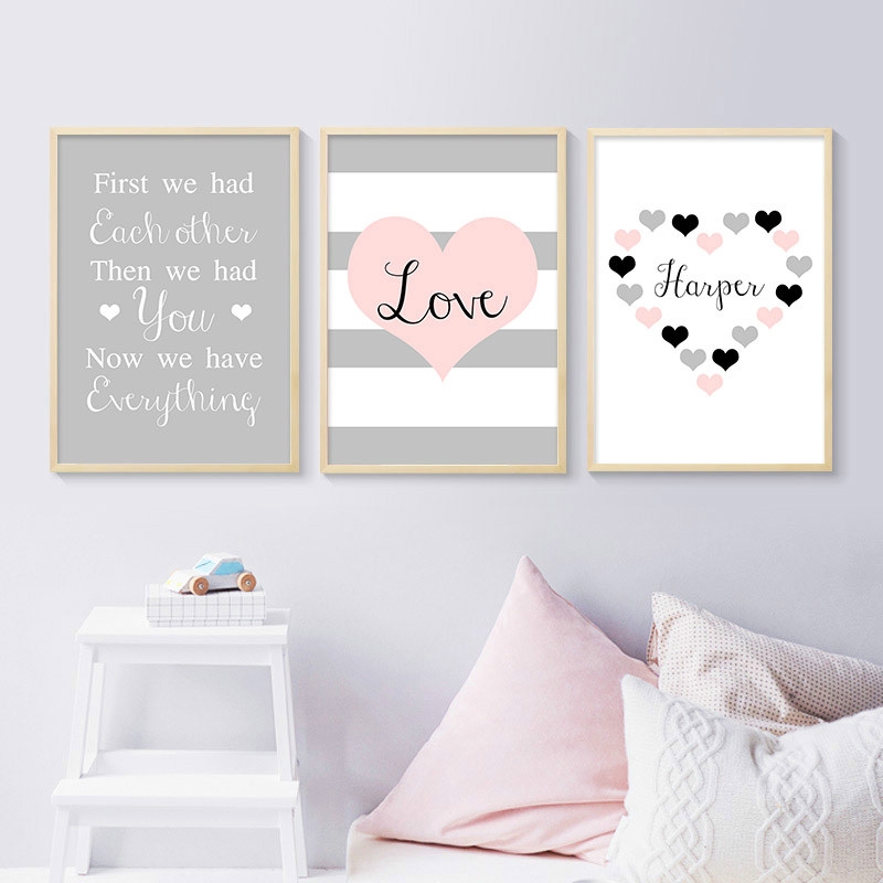 baby room canvas wall art