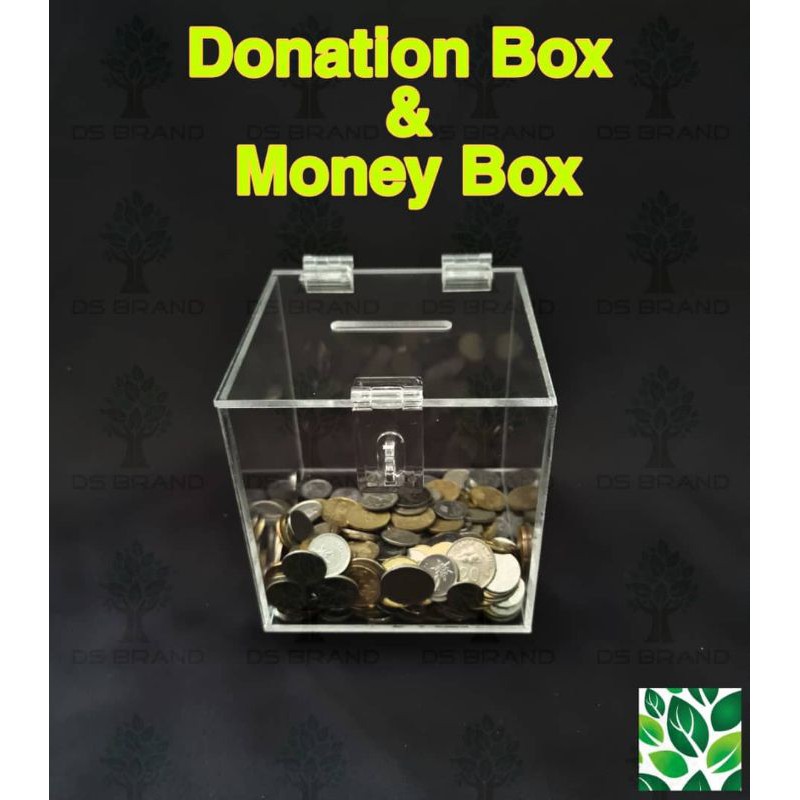 Donation / Money Box. Made from Grade A Material (120mm)