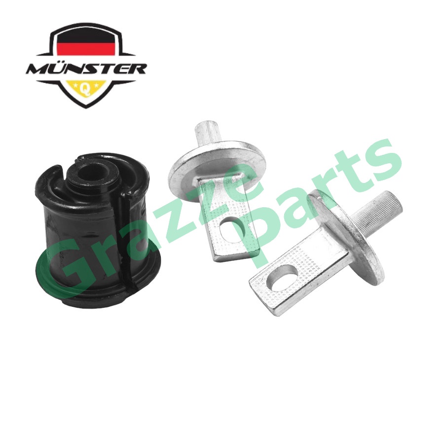 (3pc) Münster Trailing Arm Bush Rear 52385-S9A-000 for Honda Stream RN3 ...