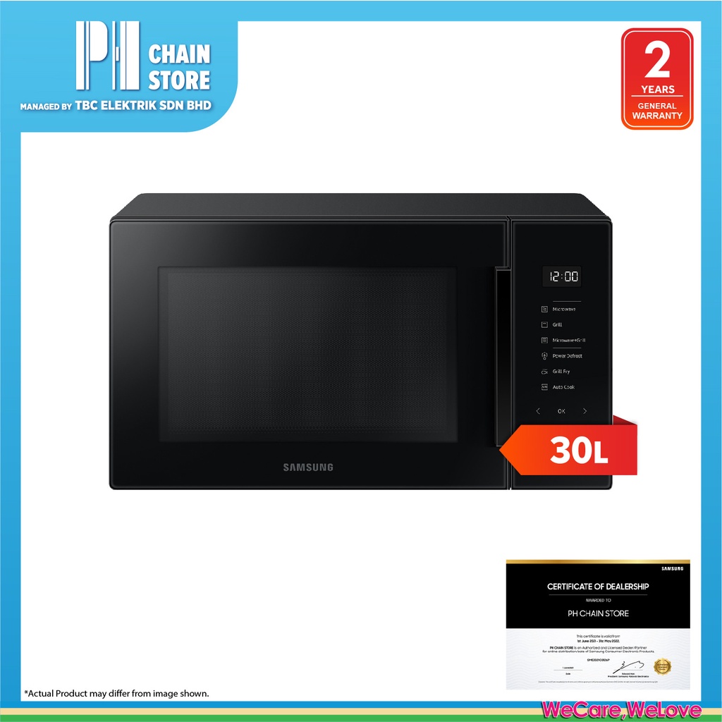 SAMSUNG MG30T5018CK/SM 30L GRILL MICROWAVE OVEN WITH HEALTHY GRILL FRY