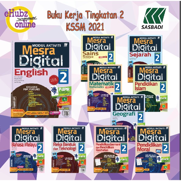 Buy Ehubz Modul Aktiviti Mesra Digital Kssm Tingkatan 2 Sas Seetracker Malaysia