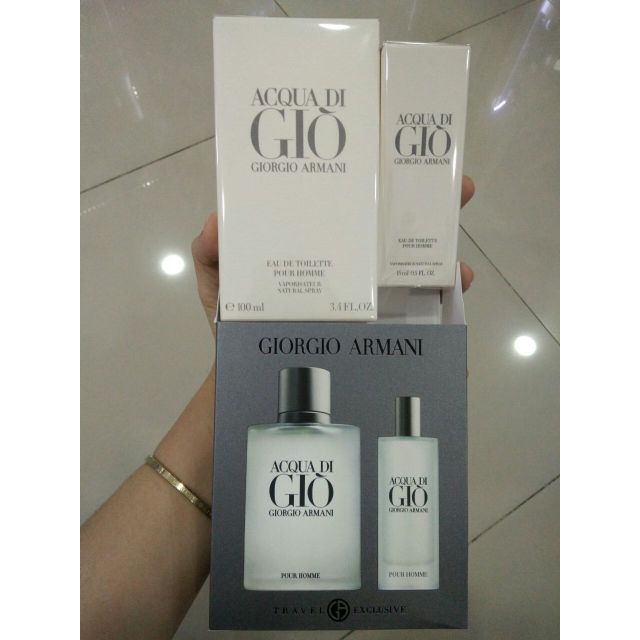 giorgio armani perfume travel exclusive