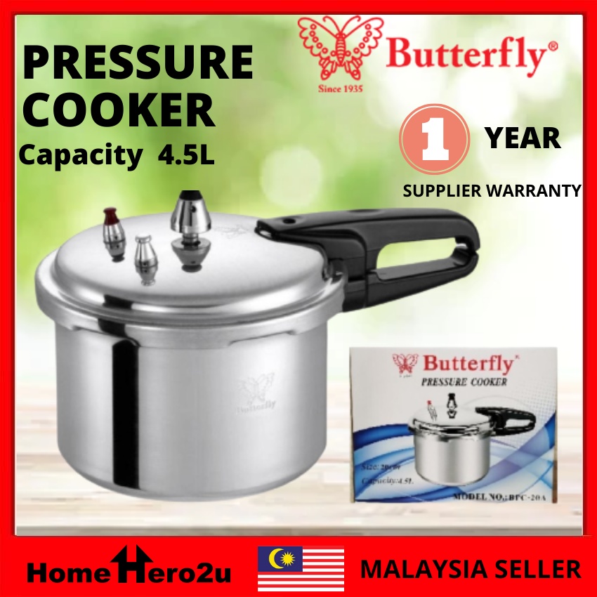 Butterfly BPC 20A 22A 26A 28A 32A BPC-SS23 BPC-SS27 Gas Pressure Cooker Periuk Tekanan - Homehero2u