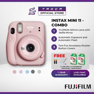 Fujifilm Instax Camera Mini 11 Instant Camera Combo Kit Package