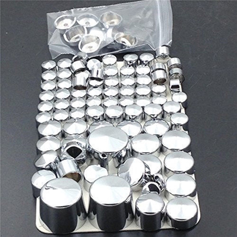 Chrome Topper Bolt Caps Set for 1984-2006 Harley Davidson Softail Twin Cam New
