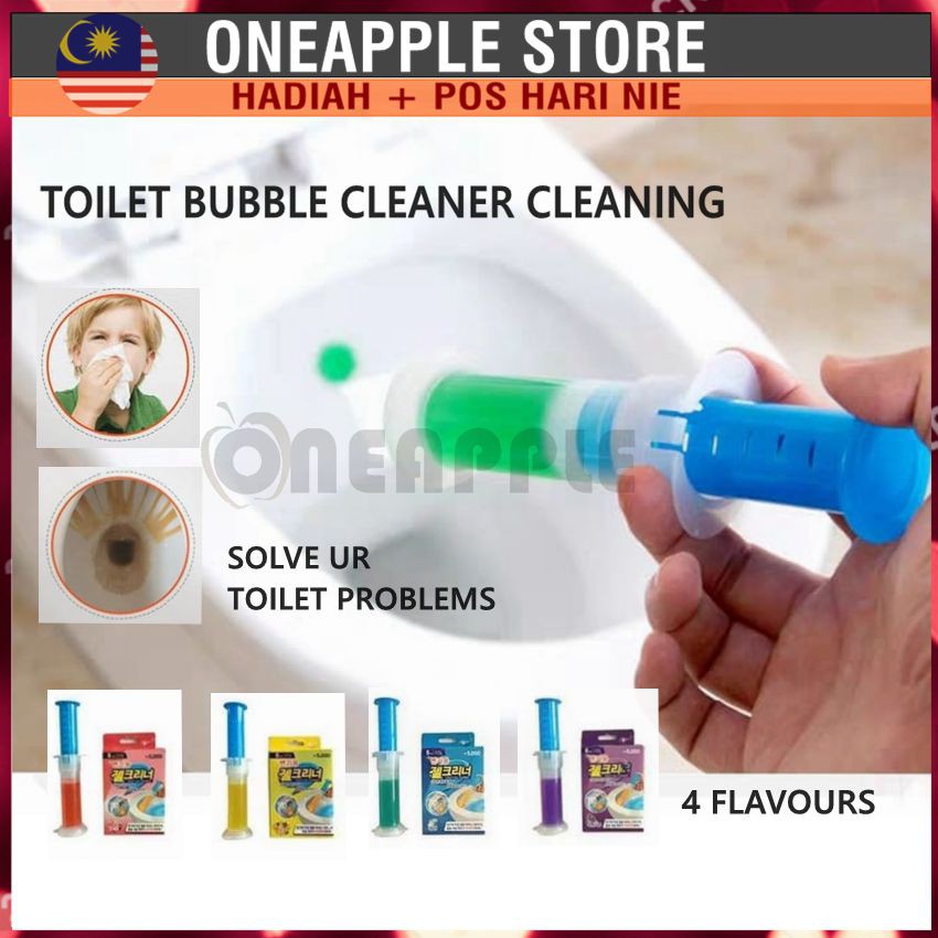 Korean Toilet Bathroom Scrubble Bubble Cleaner Cleaning - Pushtype ...