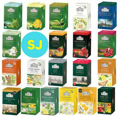 Ahmad Tea Green Tea / Detox & Assorted Flavour (SJ)