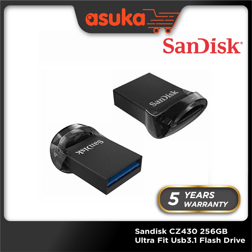 Sandisk CZ430 256GB Ultra Fit Usb3.1 Flash Drive (SDCZ430-256G-G46)
