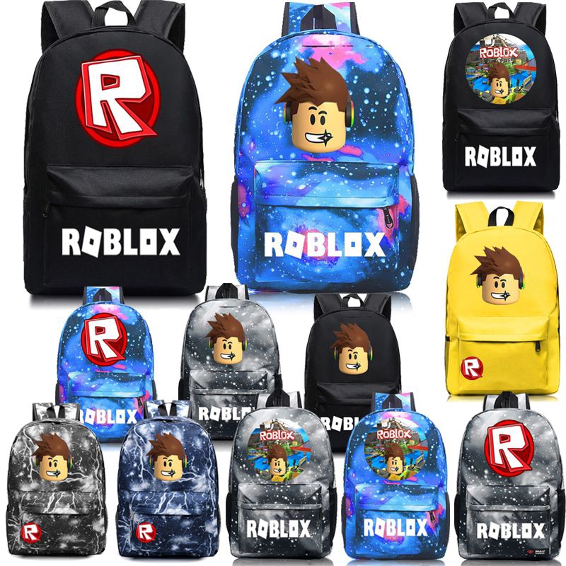 Kids Roblox Game Schoolbag Backpack Students Bookbag Handbags Travelbag Shopee Malaysia - details about roblox backpack kids school bag students boys bookbag handbags travelbag game