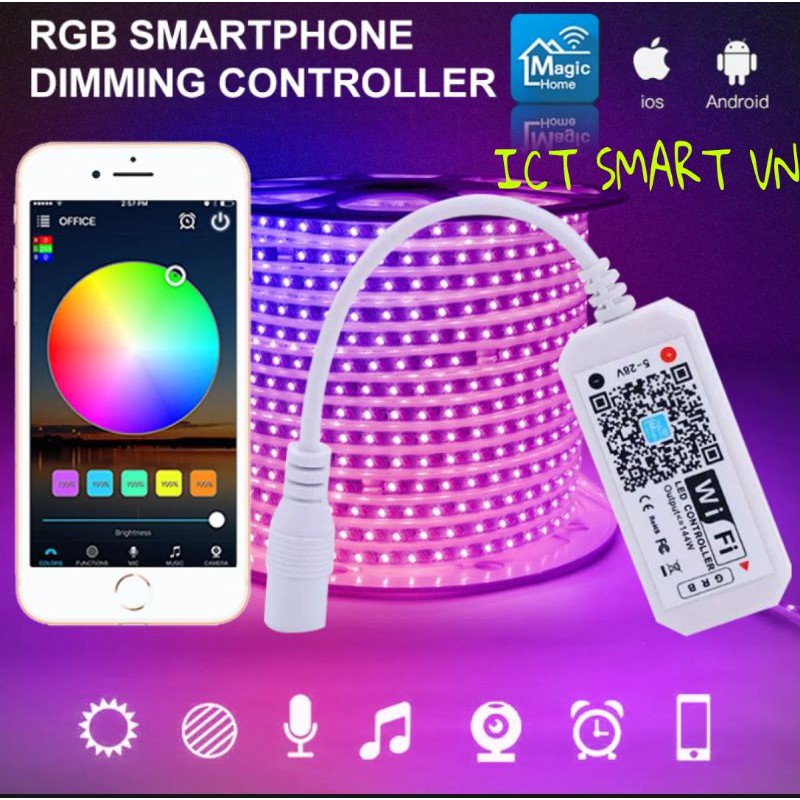App Magic Home Pro 4-pin RGBW 5-pin Wifi RGB led controller