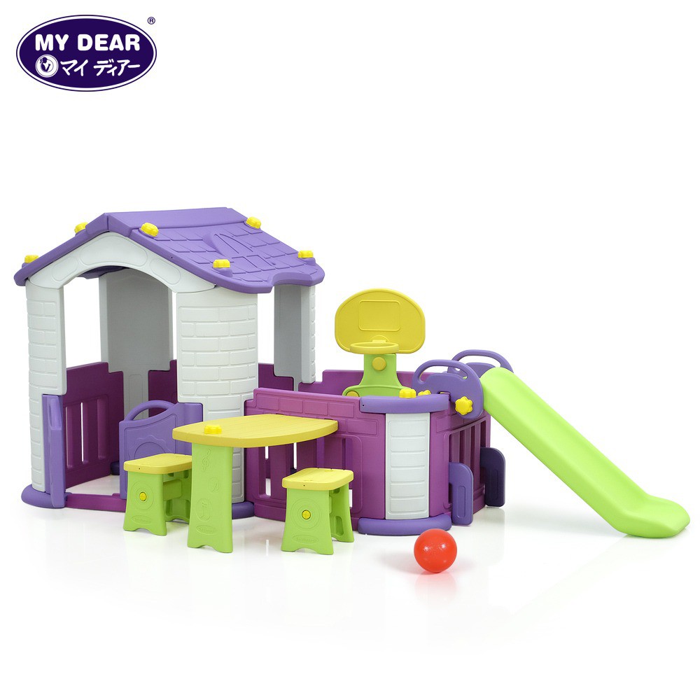 baby playhouse with slide