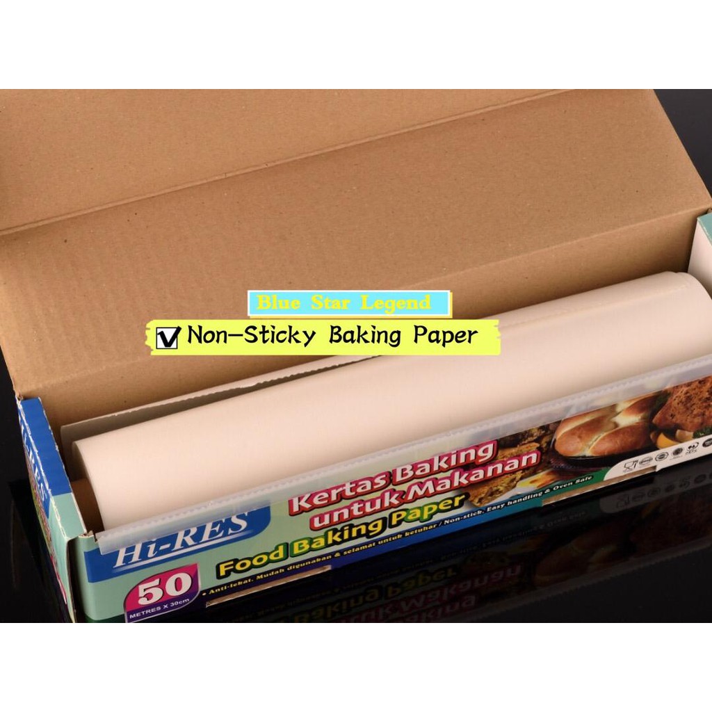 Halal Baking Paper Parchment Paper Non Stick Microwave Oven Cook Tools Kertas Minyak Kertas Kek 5m 10m 20m 烘焙用纸