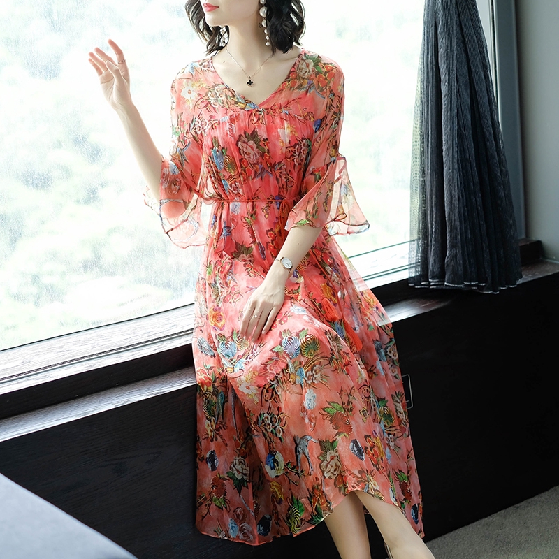 korean silk dress