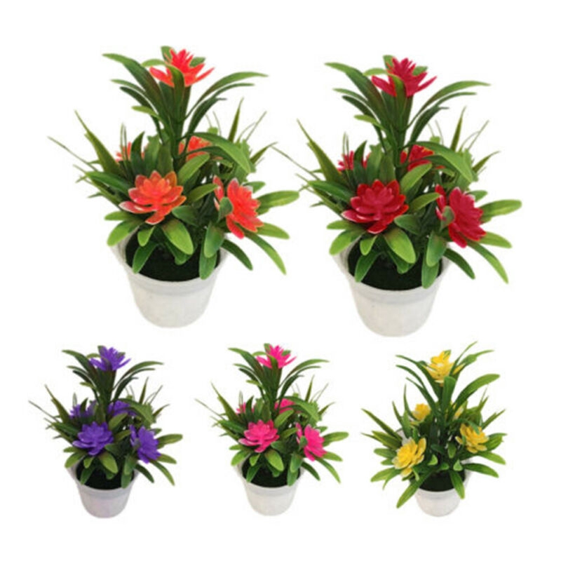 Artificial Flowers Plant Pot Home Decoration Weddings Restaurants