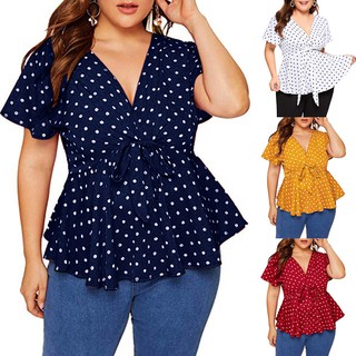 women's plus size short sleeve blouses