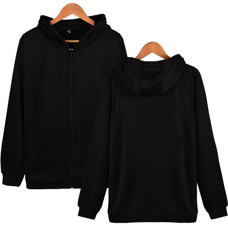 plain black hoodie mens