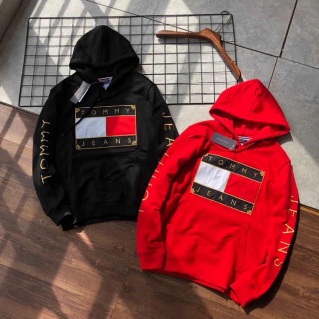 tommy hilfiger velvet hoodie