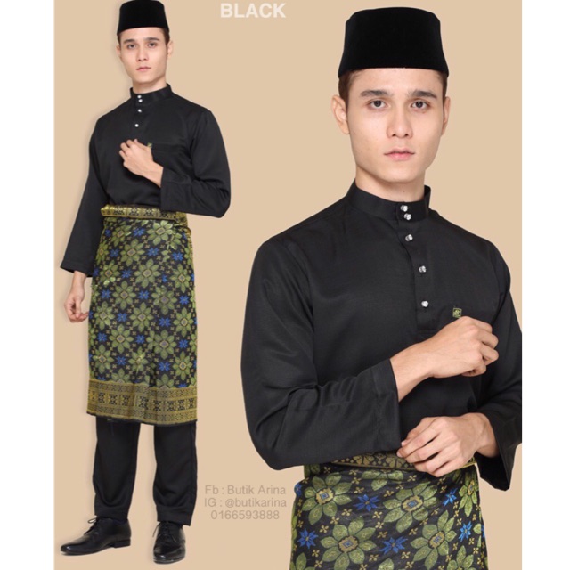 30+ Ide Baju Melayu Hitam Sampin - JM | Jewelry and ...