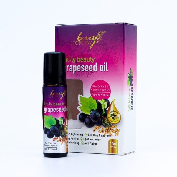 READY STOCK !!! Berry Stoberry Luvly Beauty Grapeseed Oil [10ml