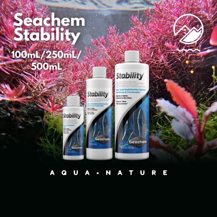 Seachem Stability 100mL/250mL/500mL (Bacteria Starter) (Aquascape