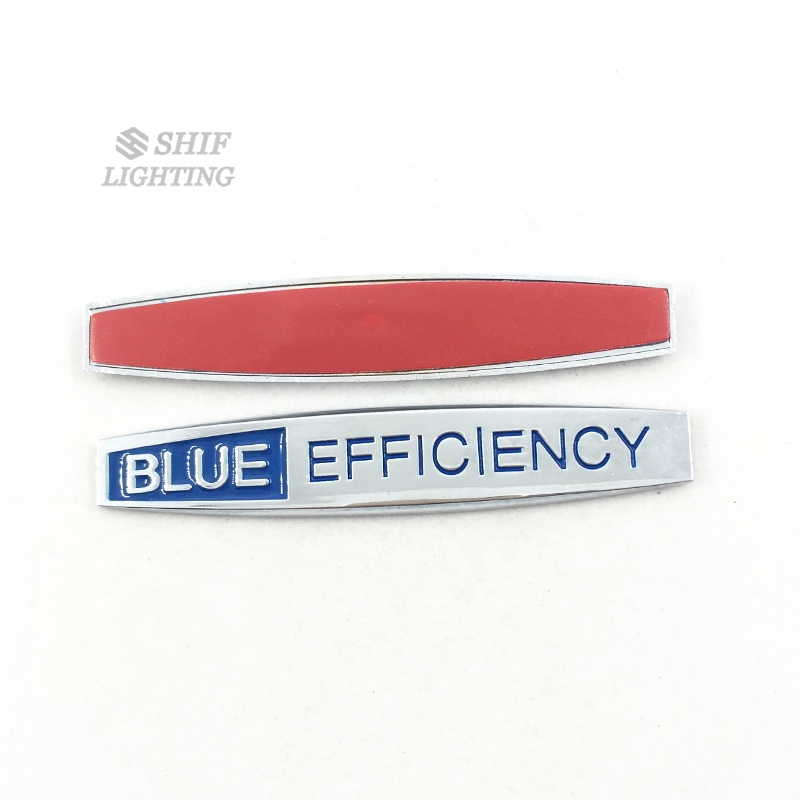 E771 Blue Efficiency Auto Emblem Schriftzug Badge seite Car Sticker 
