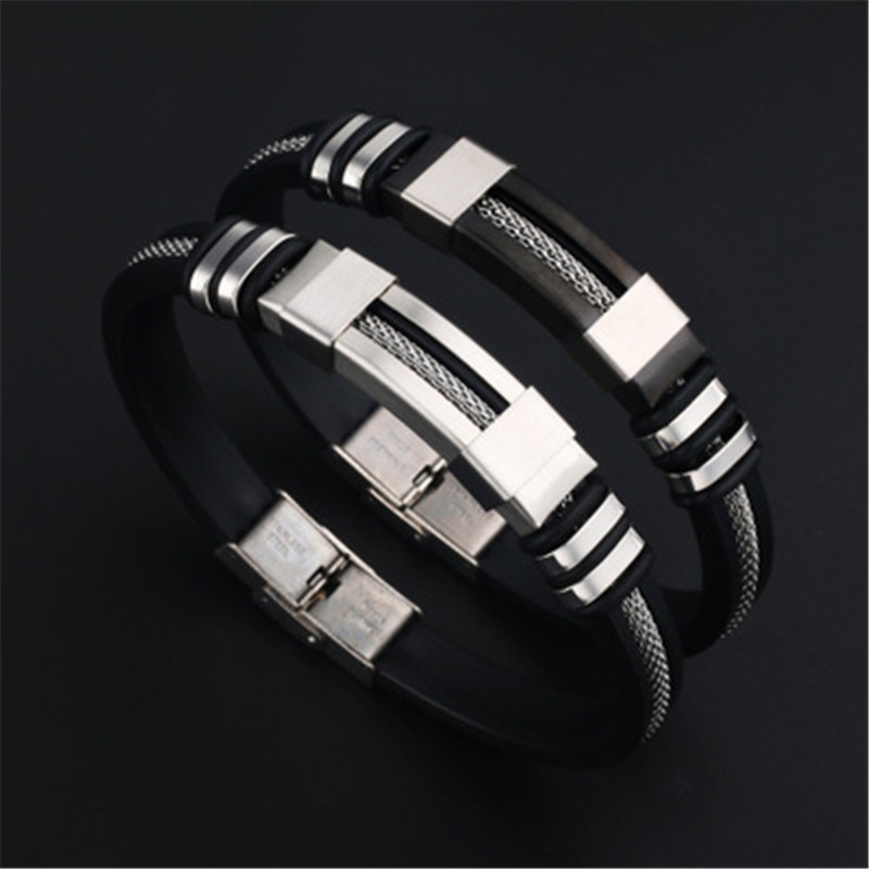  Gelang  Titanium Steel  Gelang  Lelaki Gelang  Kulit 