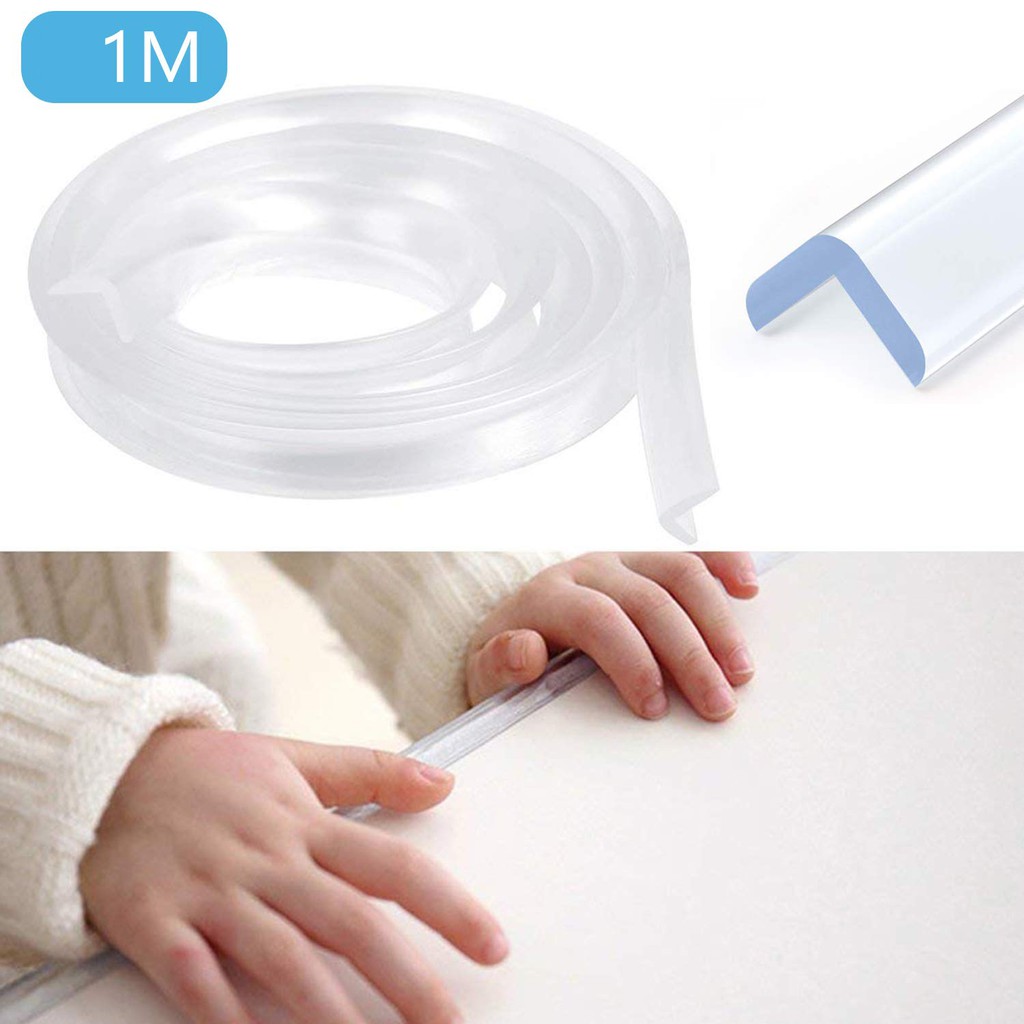 Soft Wemk Corner Protector Large Size 12 Pack Clear Corner Guards for Baby Safety Proofing Protect Children from Furniture & Sharp Corners Strong Adhesion 