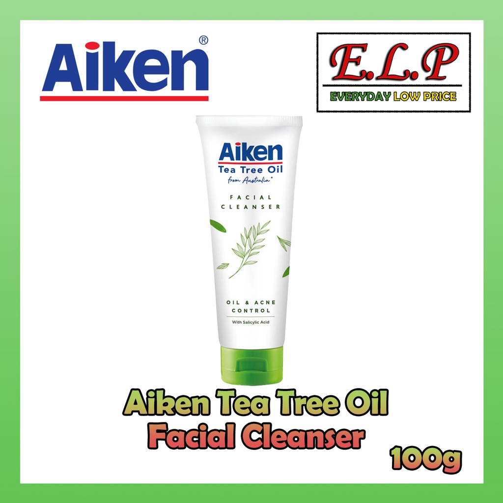 AIKEN Tea Tree Oil FACIAL CLEANSER 100G Shopee Malaysia
