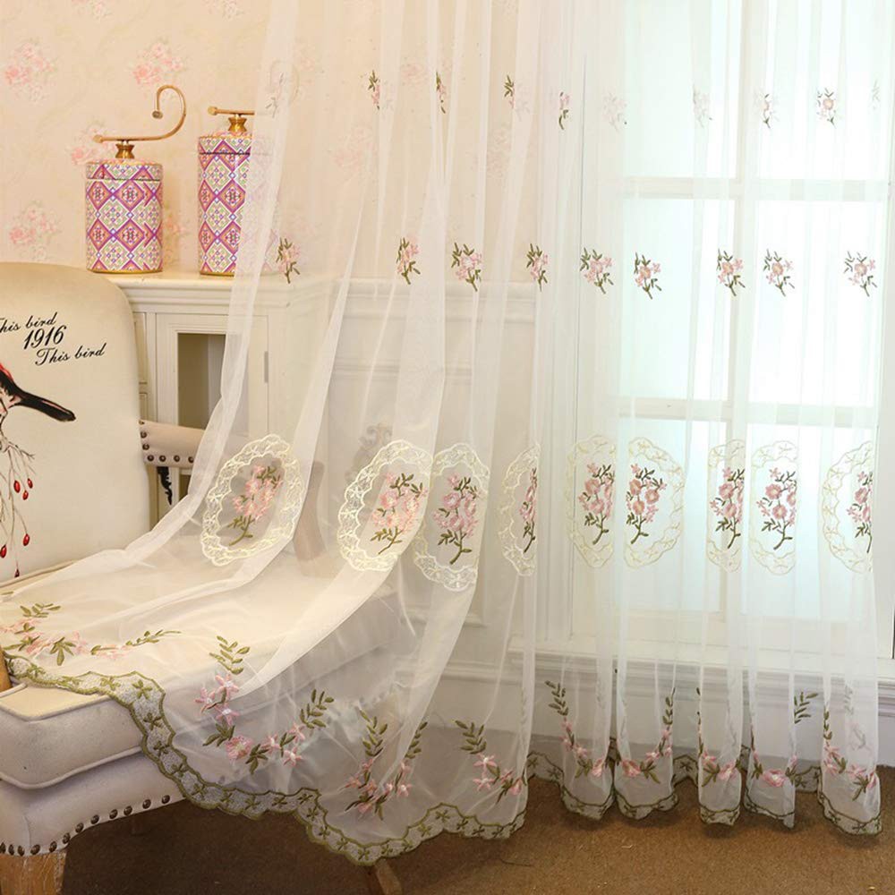 Ready Stock Sheer Curtain Tulle Window Treatment Voile Drape